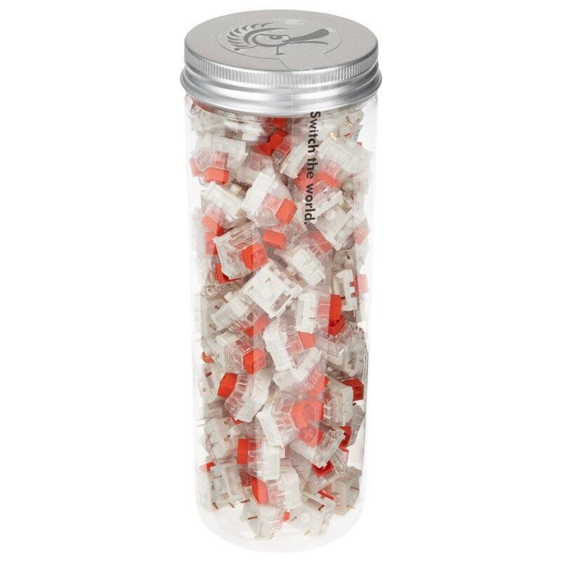 Ducky Kailh Box Red Switches, mechanisch, 3-Pin, linear, MX-Stem, 45g - 110 Stück