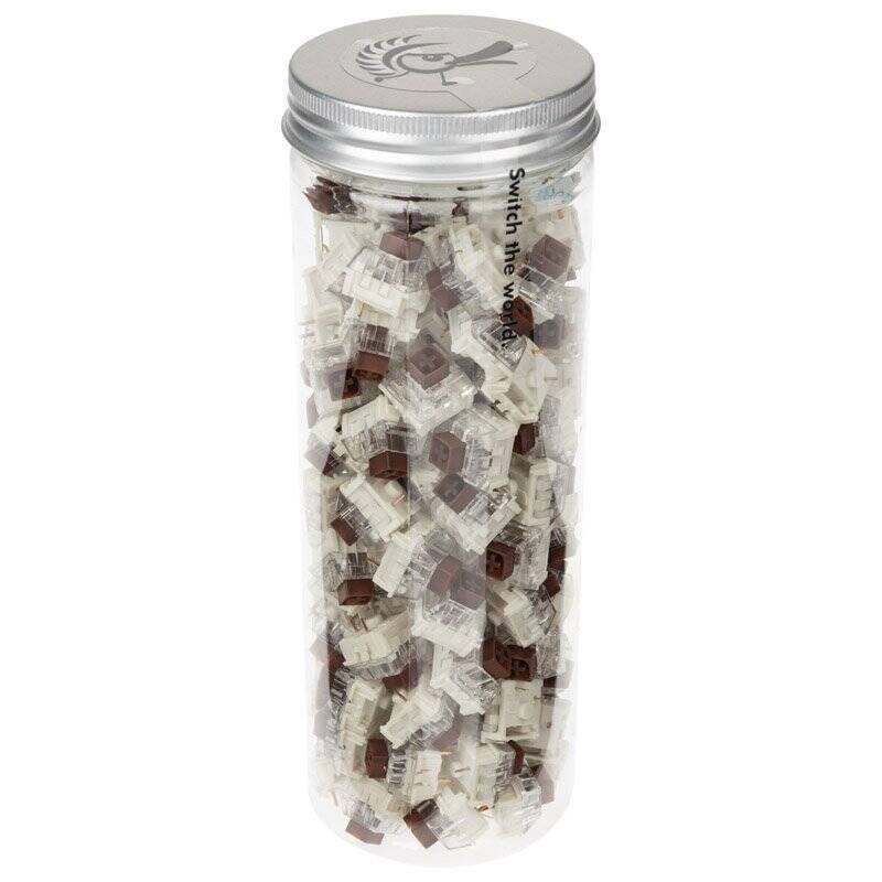 Ducky Kailh Box Brown Switches, mechanisch, 3-Pin, taktil, MX-Stem, 50g - 110 Stück