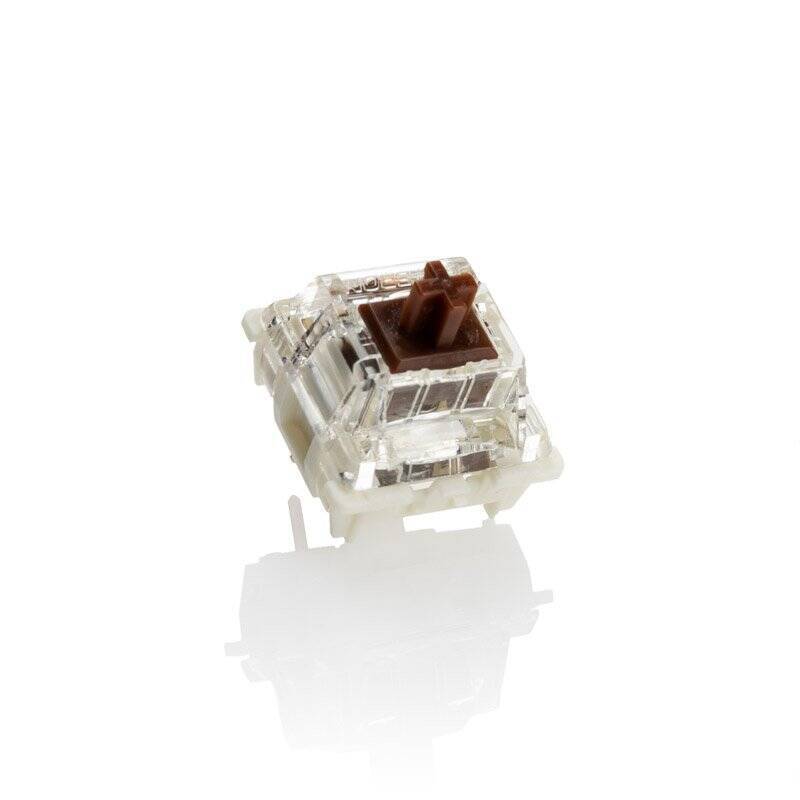 Ducky Gateron G Pro Brown RGB Switches, mechanisch, 3-Pin, Taktile, MX-Stem, 55g  - 110 Stück