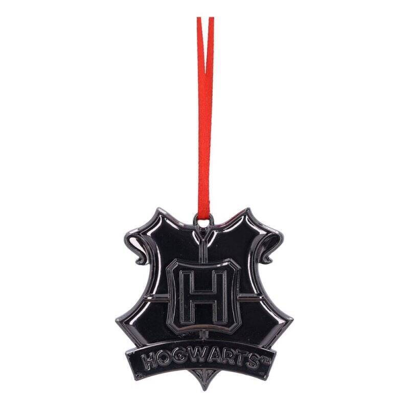 Harry Potter décoration sapin Hogwarts Crest (Silver) 6 cm
