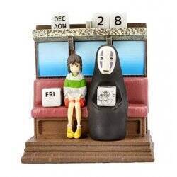Le Voyage de Chihiro statuette Three-wheeler Diorama / Calendar Take Unabara Train 11 cm