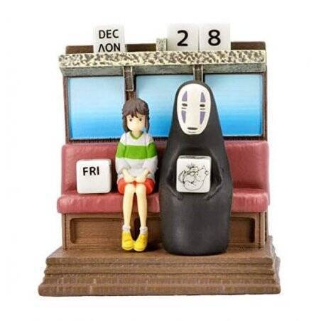 Le Voyage de Chihiro statuette Three-wheeler Diorama / Calendar Take Unabara Train 11 cm