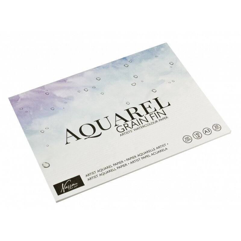 Nassau - Paper Pad Aquarel  A3 20 Sheet - (K-AR0310/GE)