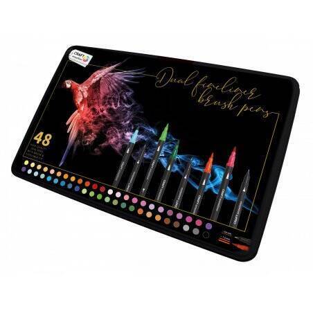 Craft sensations - Fineliners / Brush pens 48 pcs  - (K-CR1513/A)