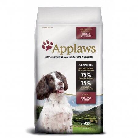 Applaws - Dog Food - Chicken w. lamb - 7,5 kg (175-076)