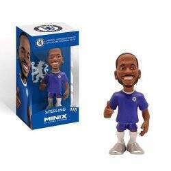 Minix - Football Stars 118 - Chelsea Football Club - Raheem Sterling 17 - Figurine 12cm