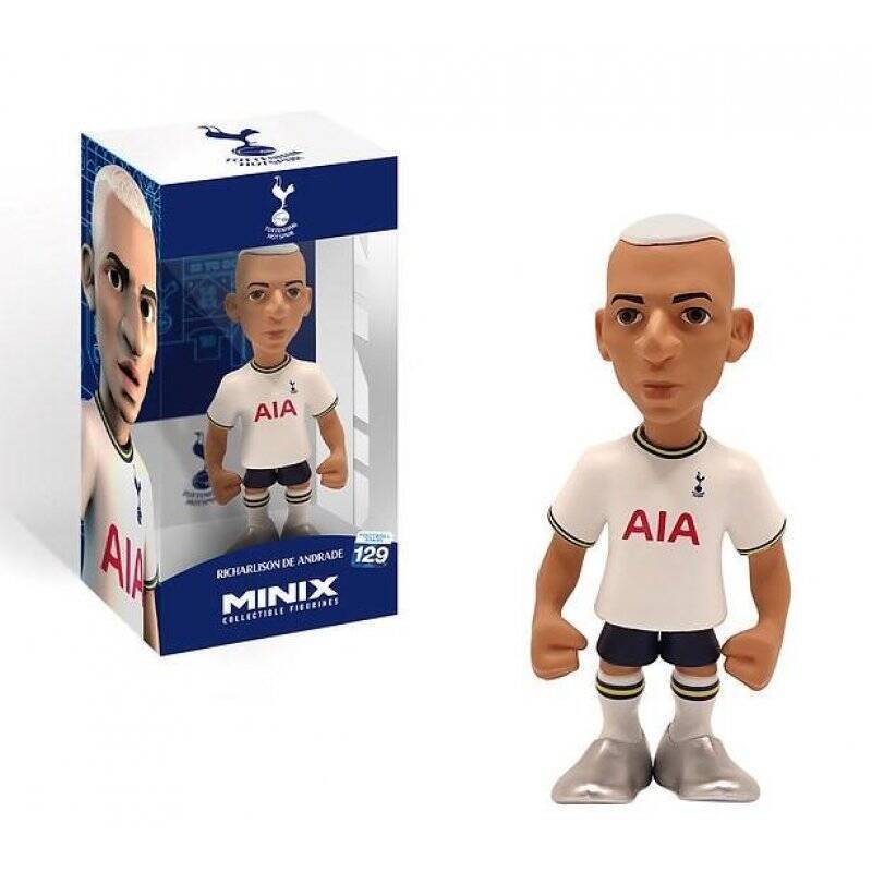 Minix - Football Stars 129 - Tottenham Hotspur Football Club - Richarlison 9 - Figurine 12cm