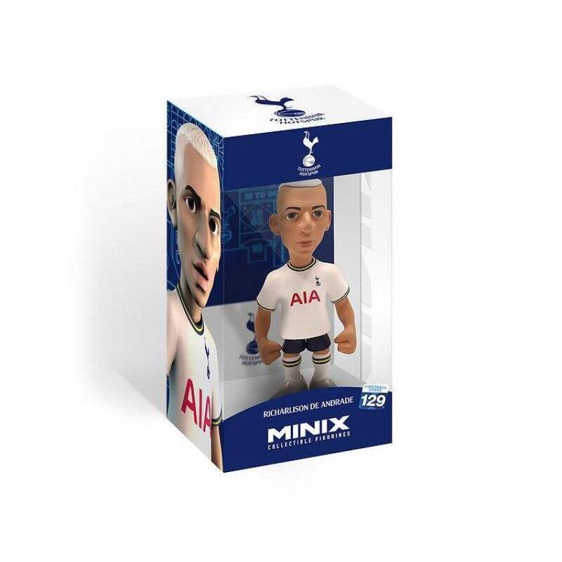 Minix - Football Stars 129 - Tottenham Hotspur Football Club - Richarlison 9 - Figurine 12cm