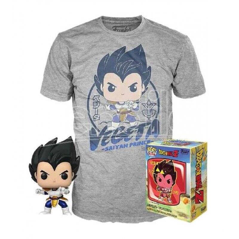 Dragon Ball Z POP! & Tee set figurine et T-Shirt Vegeta (S)