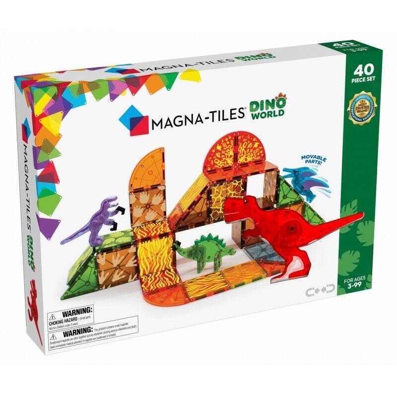 Magna-Tiles - Dino World 40 pcs set - (90227)