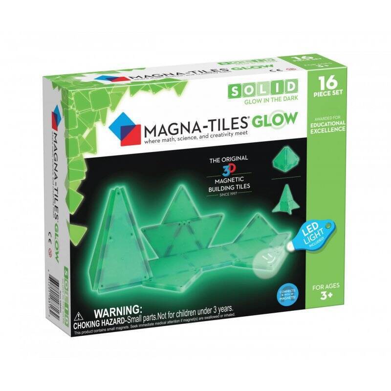 Magna-Tiles - Glow 16 pcs expansion set - (90215)