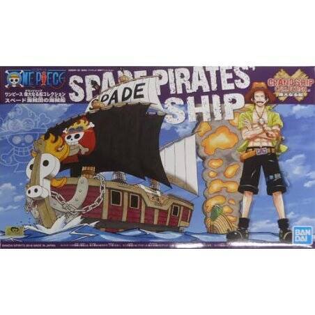 ONE PIECE - Model Kit - Ship - Spade Pirates - 15 CM