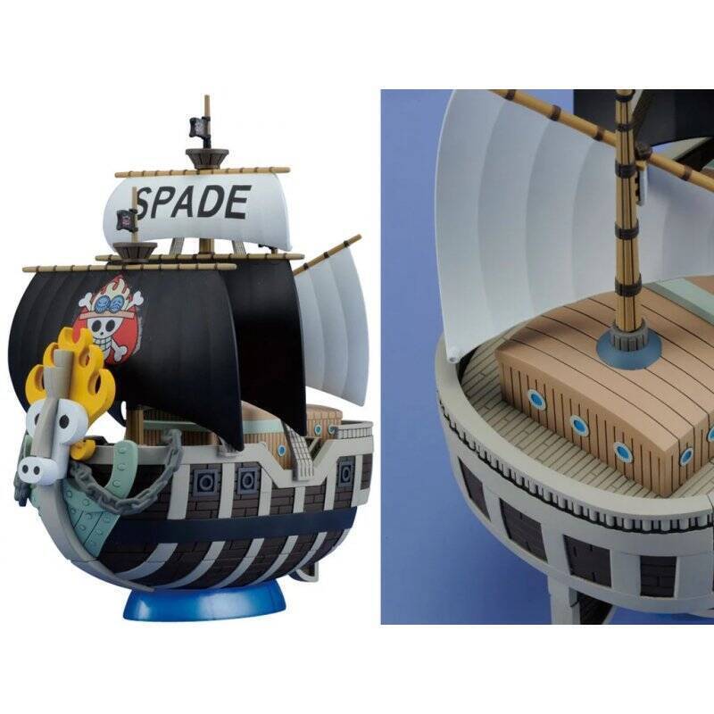 ONE PIECE - Model Kit - Ship - Spade Pirates - 15 CM