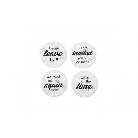 Rude Coasters Set of 4