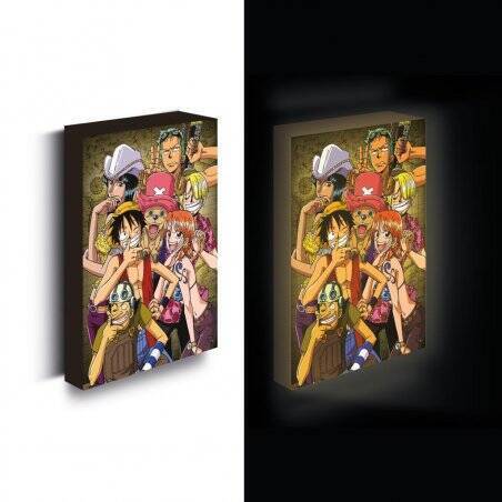 ONE PIECE - Chopper With Friends - Canvas Lumineux 40X30 Cm