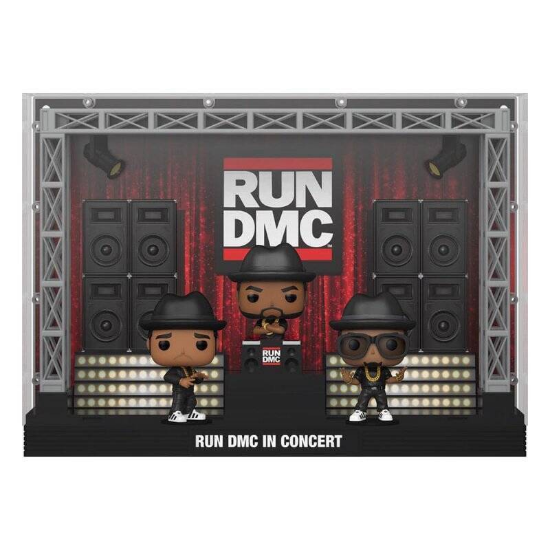Run DMC pack 3 POP Moments Deluxe Vinyl figurines Wembley Stadium