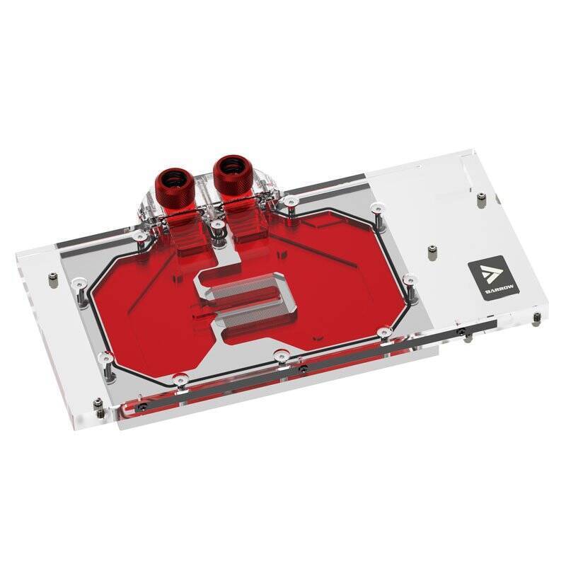 STOCK1 - Barrow LRC 2.0 MSI RTX 4080 Suprim/Trio Aurora, RGB, schwarz - Acryl