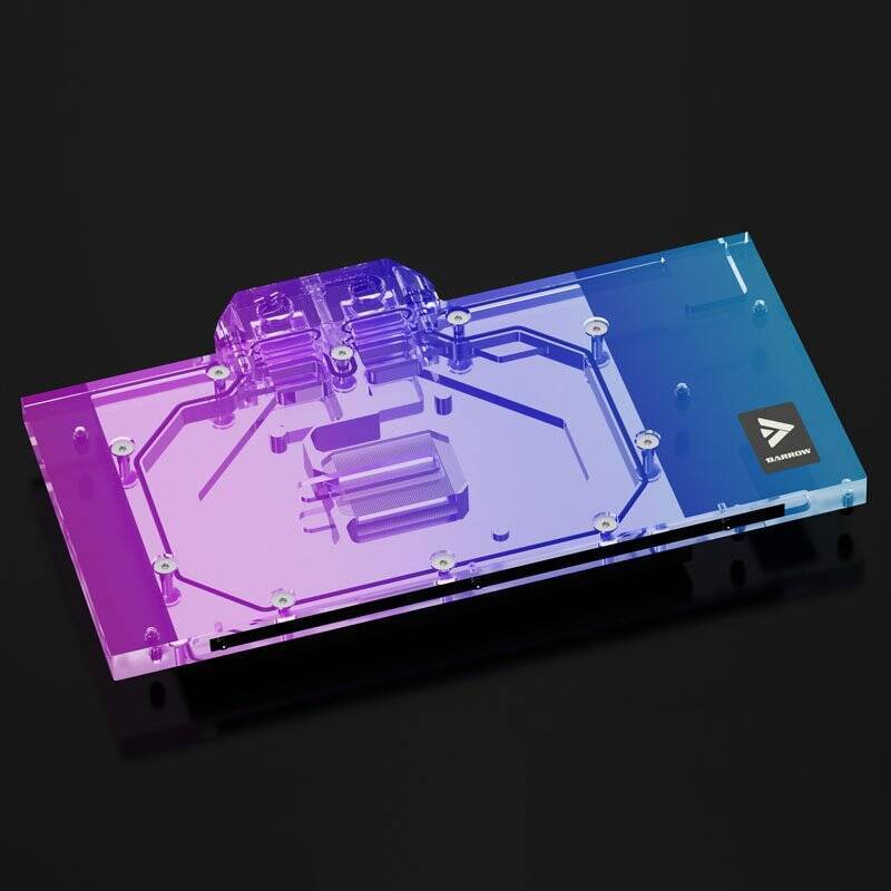 Barrow LRC 2.0 MSI RTX 4080 Suprim/Trio Aurora, RGB, schwarz - Acryl