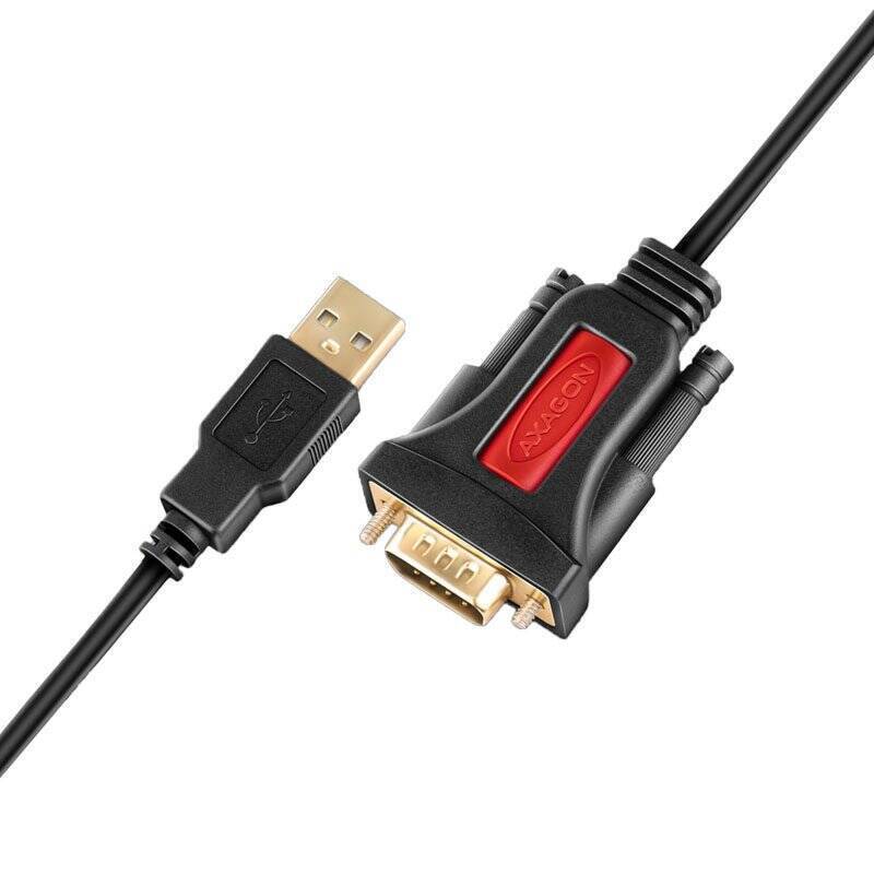 AXAGON ADS-1PSN Adapterkabel, RS-232 COM Port auf USB 2.0 - PL2303GT-Chip
