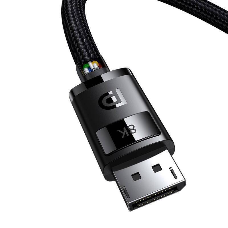 DP 8K to DP 8K cable Baseus High Definition 1,5 m (black)
