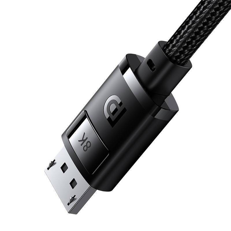DP 8K to DP 8K cable Baseus High Definition 1,5 m (black)