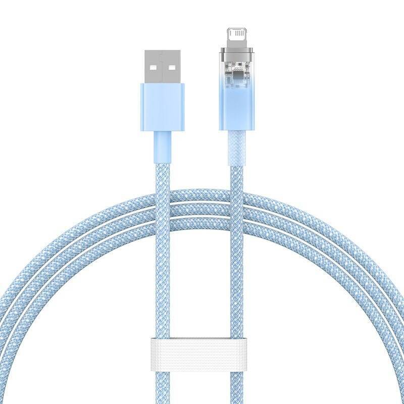 Fast Charging Cable Baseus Explorer 2.4A 1M (blue)