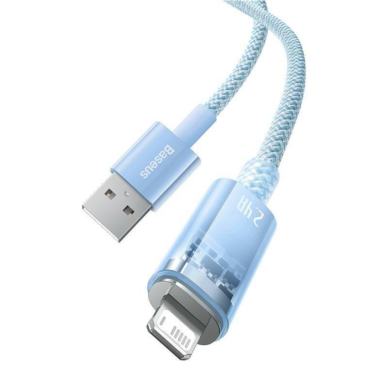 Fast Charging Cable Baseus Explorer 2.4A 1M (blue)