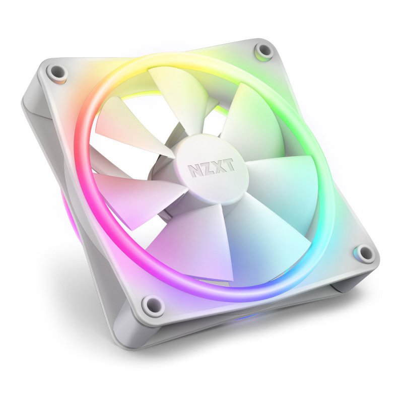 NZXT F140 RGB DUO weiß (2er-Pack) | 140mm Gehäuselüfter