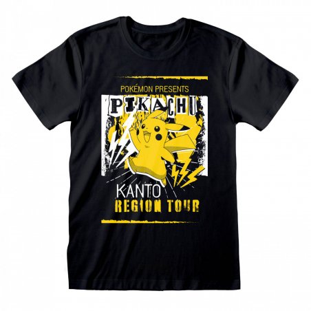 T-SHIRT PIKACHU KANTO TOUR XL