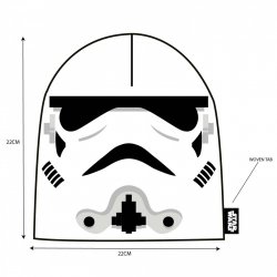 Star Wars - Bonnet Blanc Casque de Stormtrooper
