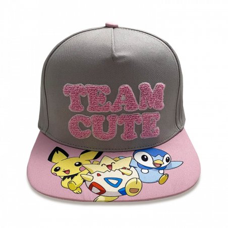 Pokémon - Casquette Grise Team Cute
