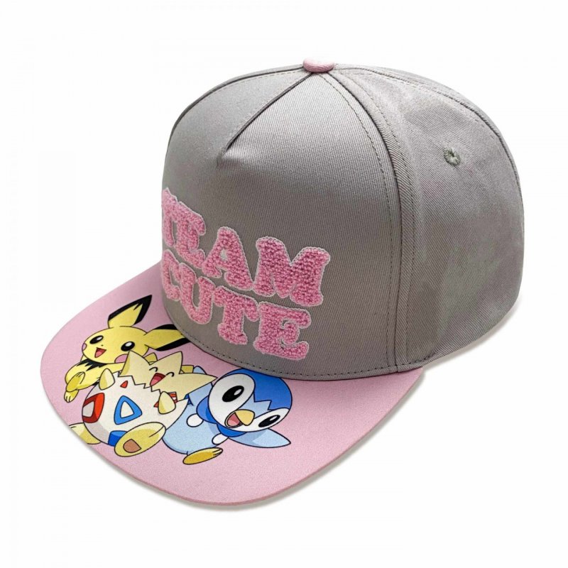 Pokémon - Casquette Grise Team Cute