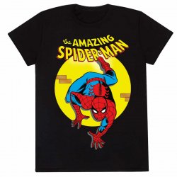 Marvel -  T-shirt unisexe Noir Comic Book The Amazing Spider-Man - M