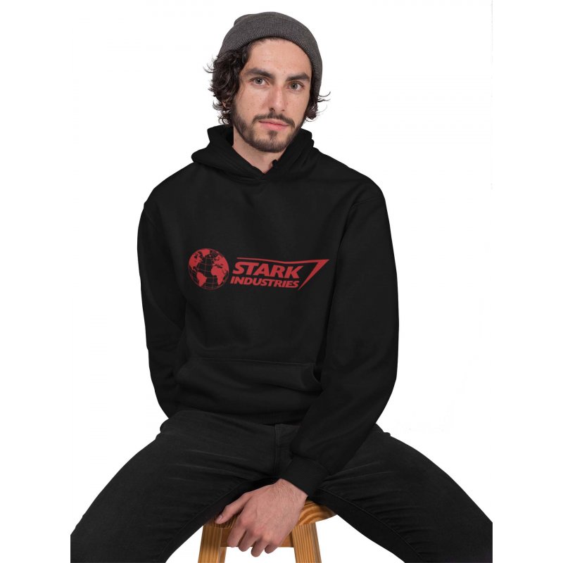 Marvel -  Sweat-shirt à capuche Noir Stark Industries - S