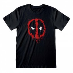Marvel -  T-shirt unisexe Noir Deadpool Splat- L