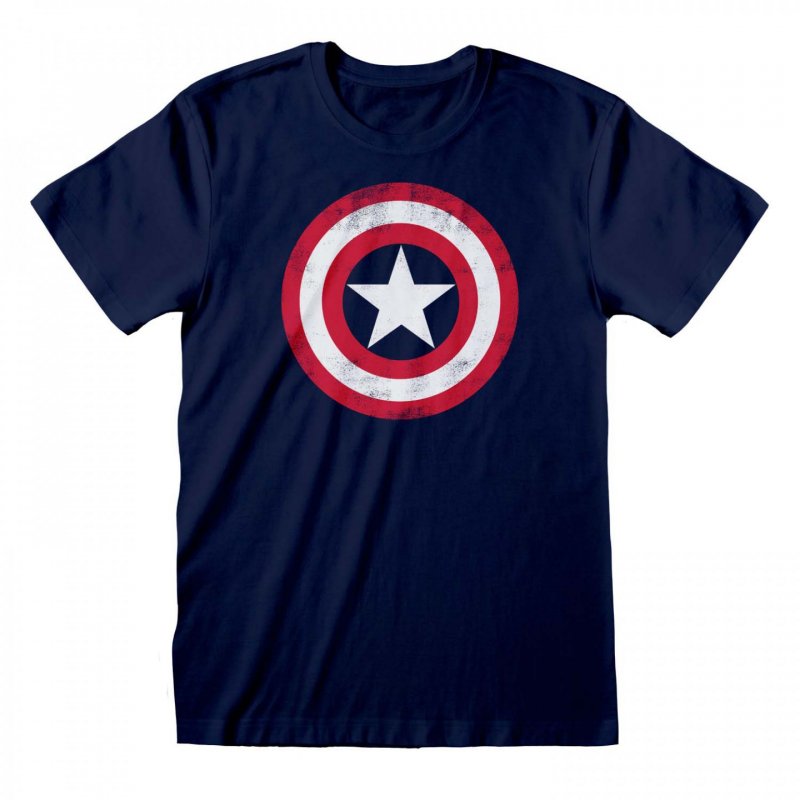 T-SHIRT CAPTAIN AMERICA LOGO M