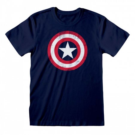 T-SHIRT CAPTAIN AMERICA LOGO M