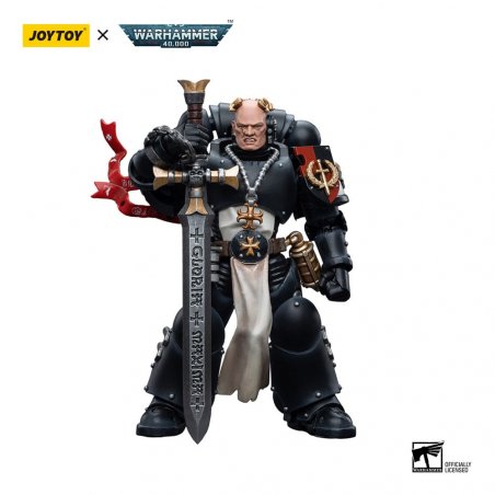 Warhammer 40k figurine 1/18 Black Templars Emperor's Champion Bayard's Revenge 12 cm