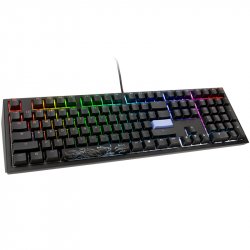 Ducky Shine 7 PBT Gaming Tastatur - MX-Black  (US), RGB LED, blackout