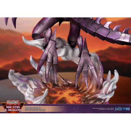 Yu-Gi-Oh! statuette PVC Red-Eyes B. Dragon Purple Colour 33 cm