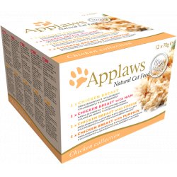 Applaws - Wet Cat Food Multipack 12x70 - Chicken collection (171-017)