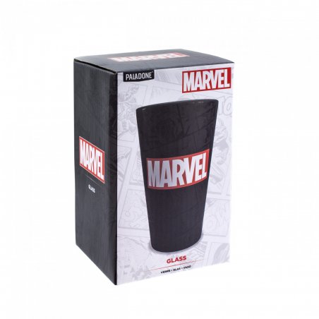 MARVEL LOGO GLASS