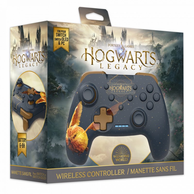 Hogwarts Legacy Vif d'or - Manette Sans Fil pour Switch