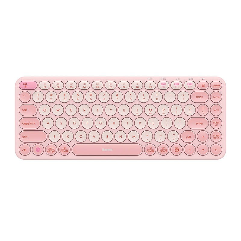 Baseus K01A Wireless Tri-Mode Keyboard Baby Pink