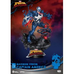 Marvel - Diorama-65 Maximum Venom Capitaine America