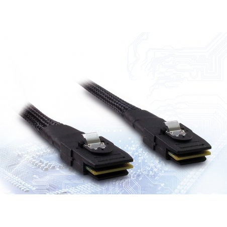 Inter-Tech Kabel SFF 8087-SFF 8087 0,75m | 88885238