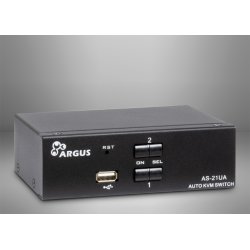 Inter-Tech compatible IPC KVM Switch AS-21UA VGA