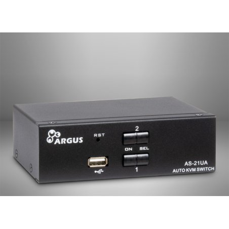 Inter-Tech compatible IPC KVM Switch AS-21UA VGA