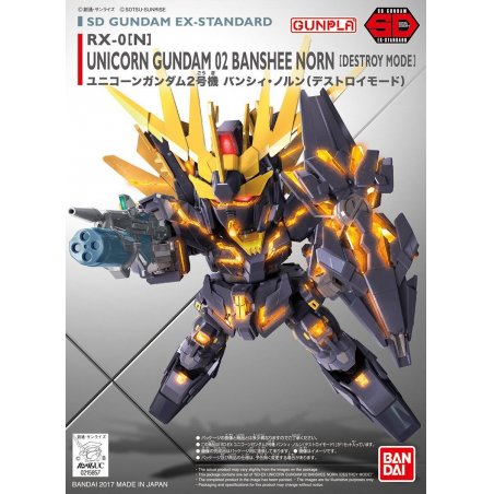 GUNDAM -EX-Standard 015 Unicorn 02 Banshee Norn (Destroy M.)-Model Kit