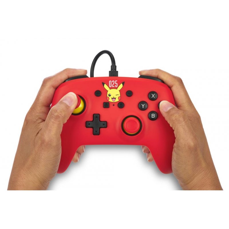 Wired Basic Controller Nintendo Switch - Laughing Pikachu